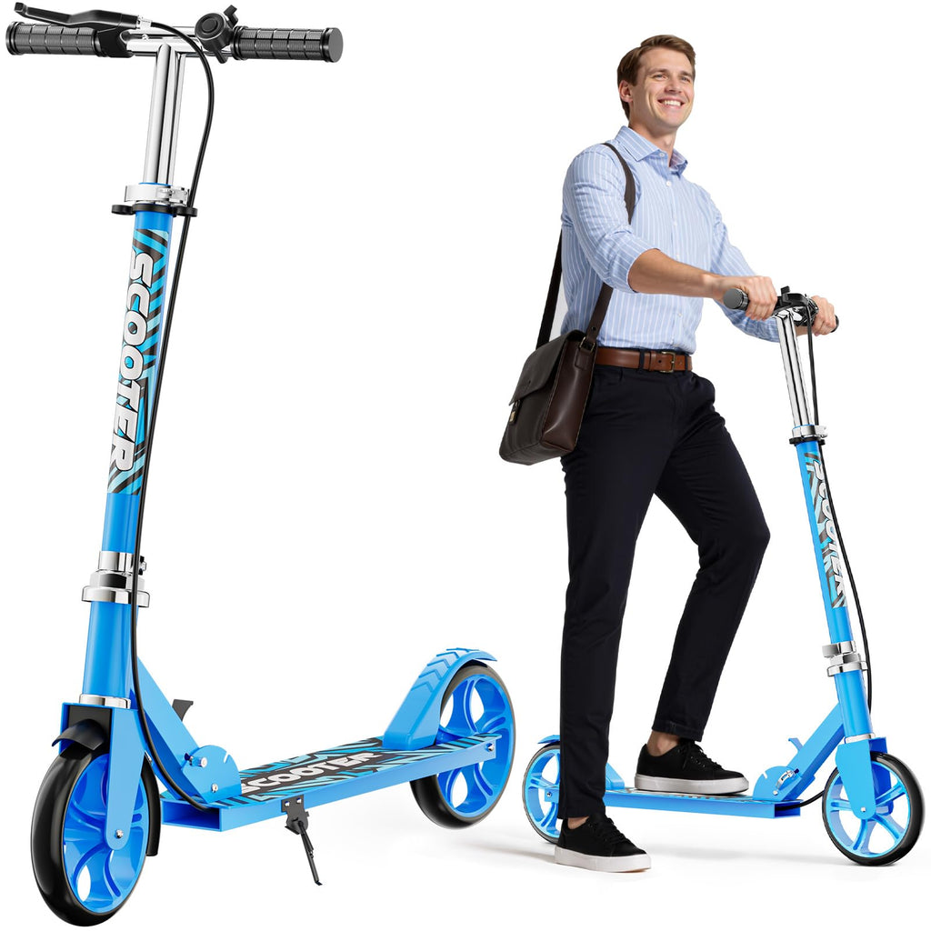 Lightweight Foldable Scooters with 8-Inch Wheels and Hand Brake M944156