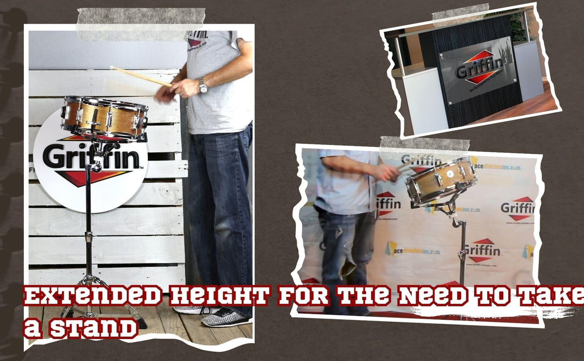 Tall Adjustable Snare Drum Stand I869338
