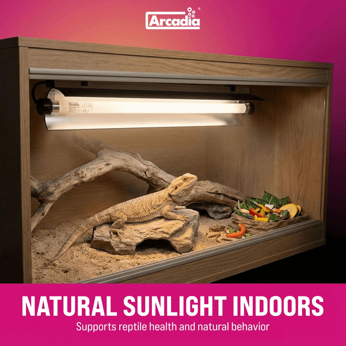 36" 39 Watts 6% UVB Reptile Light Fixture Kit W247
