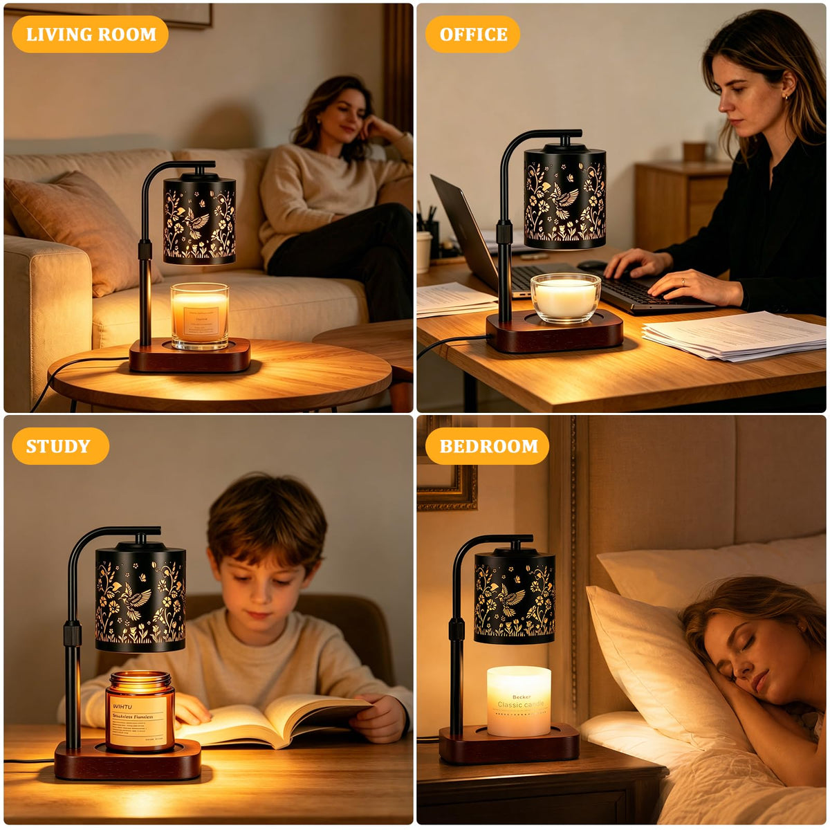 Candle Warmer Lamp with Timer & Dimmer P5057