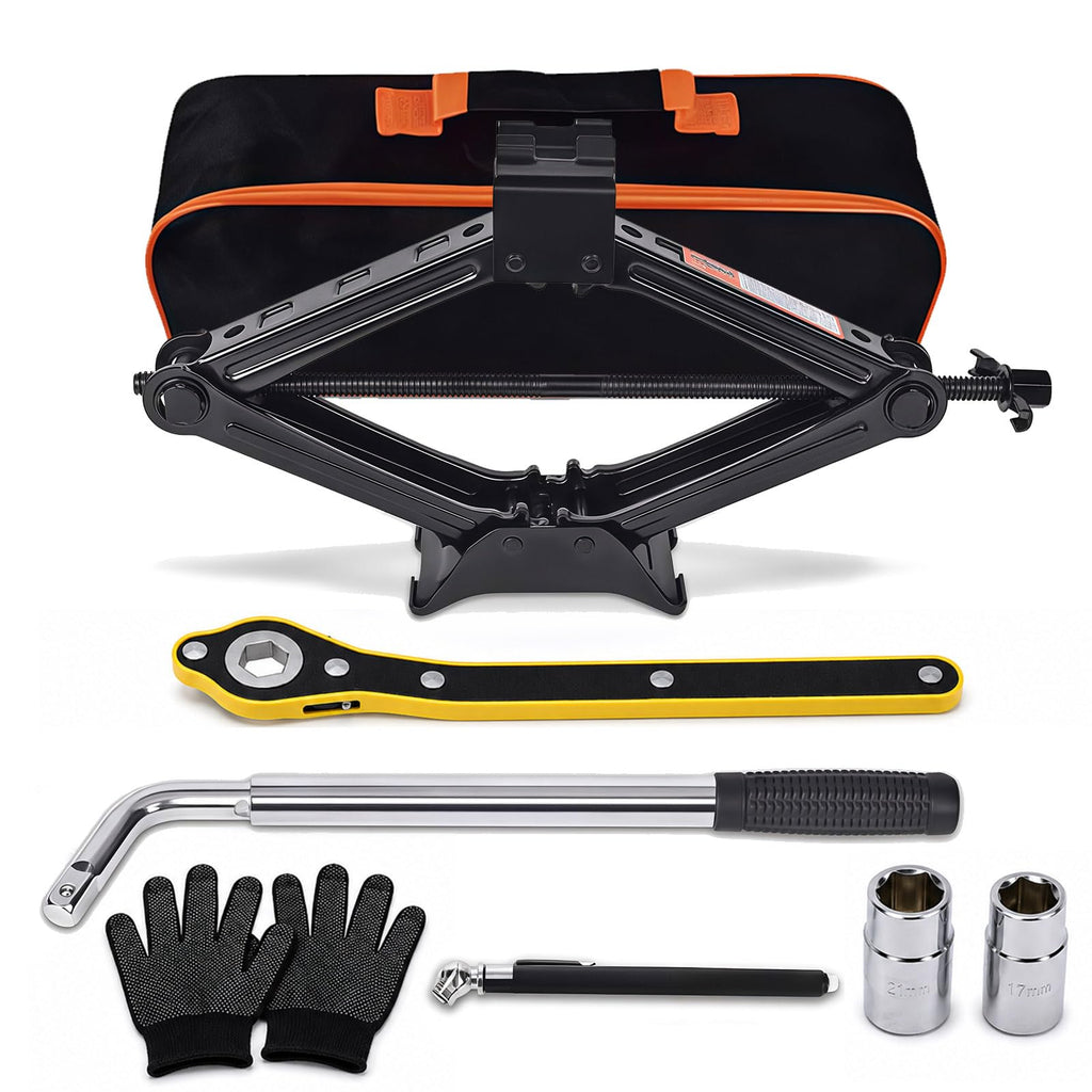 2 Ton Scissor Jack Kit with Lug Wrench W55732