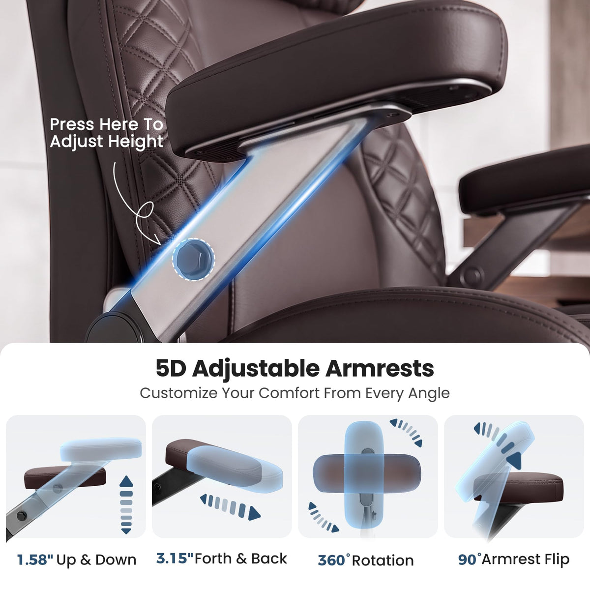 Big and Tall Office Chair H1227