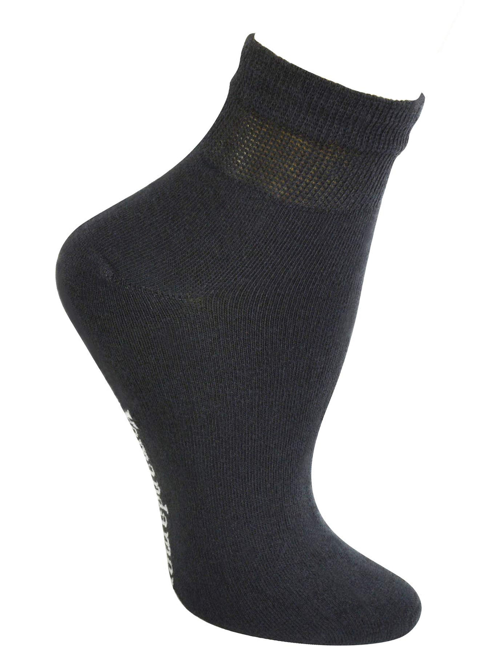 Cotton Ankle Dress Socks with Seamless Toe L3939