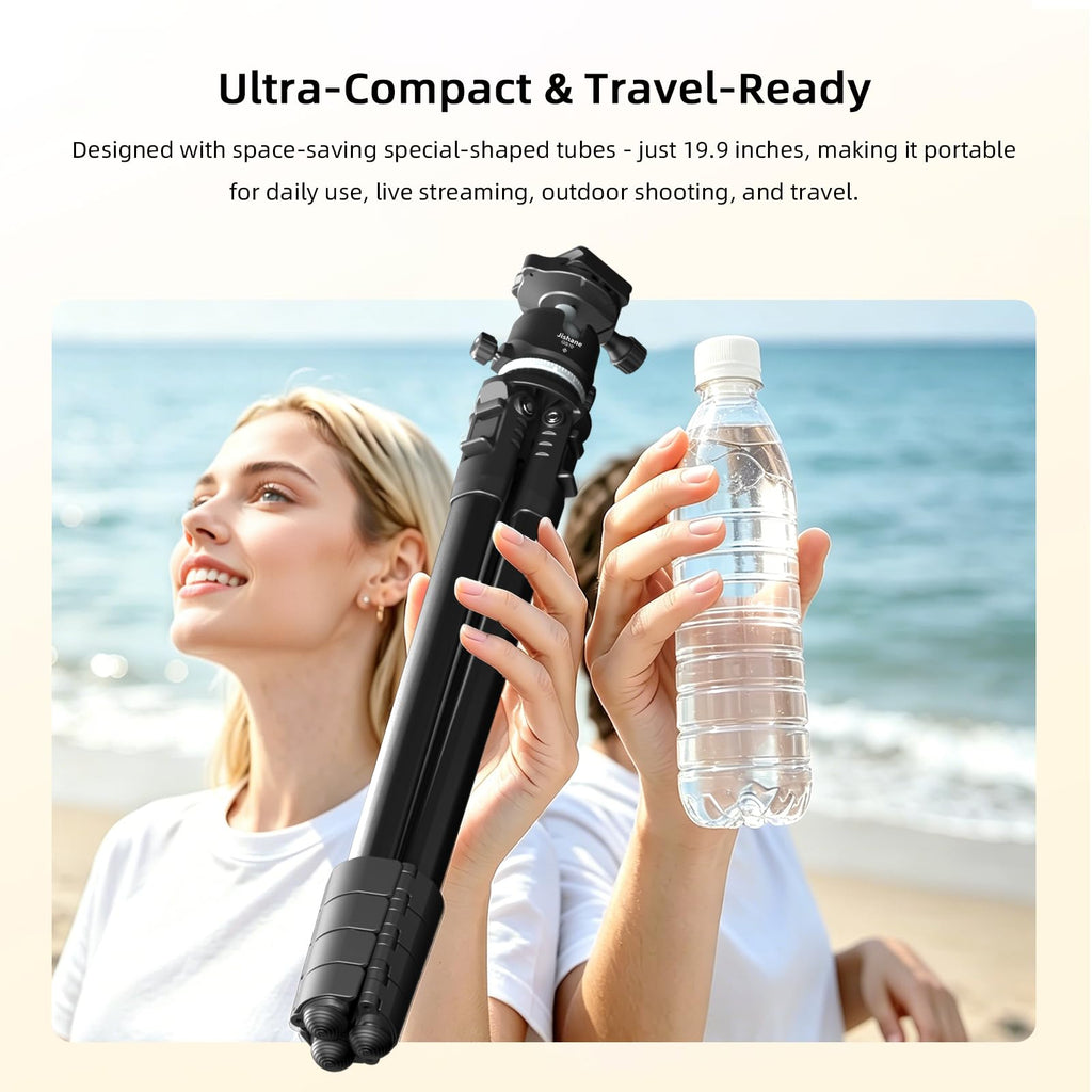 72" Lightweight Aluminum Camera Tripod with Ball Head and Carry Bag S672
