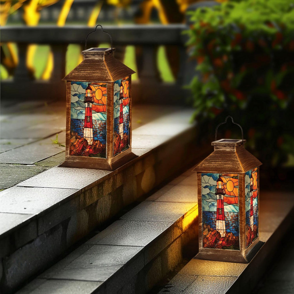 Solar Powered Waterproof Hanging Lantern O4716