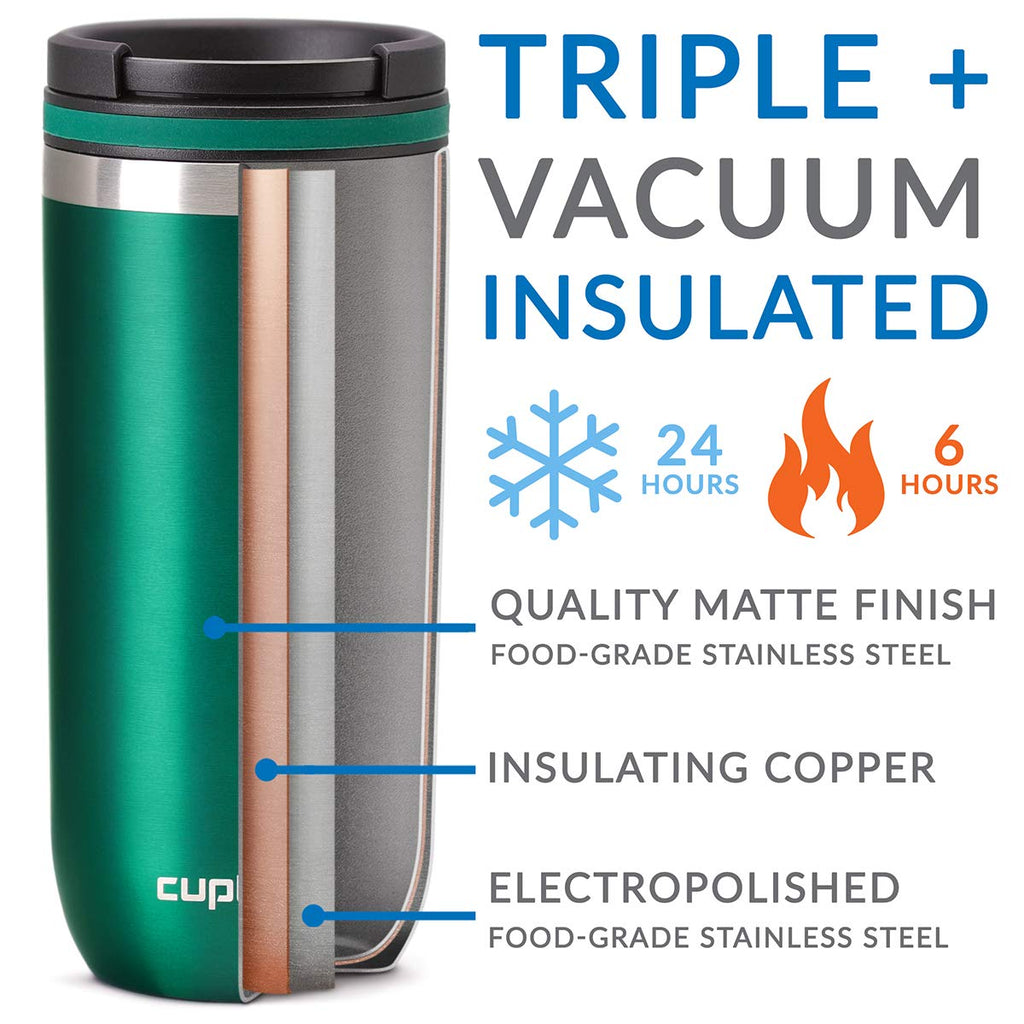 16 oz Stainless Steel Travel Mug D776