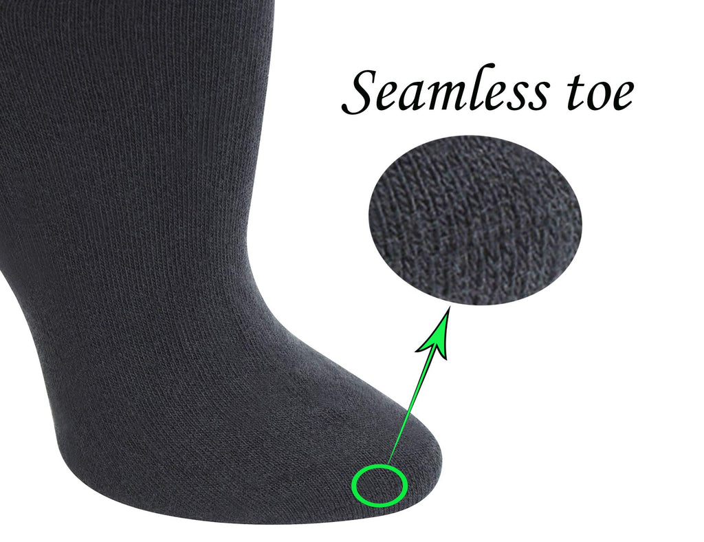 Cotton Ankle Dress Socks with Seamless Toe L3939