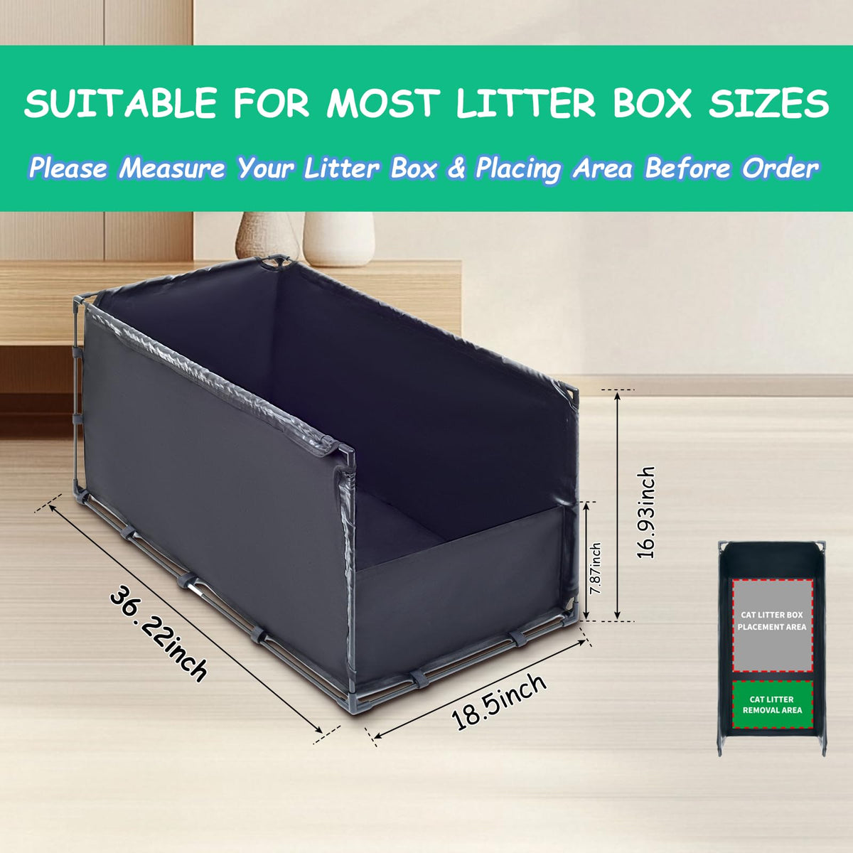 Large Cat Litter Box Enclosure F1982
