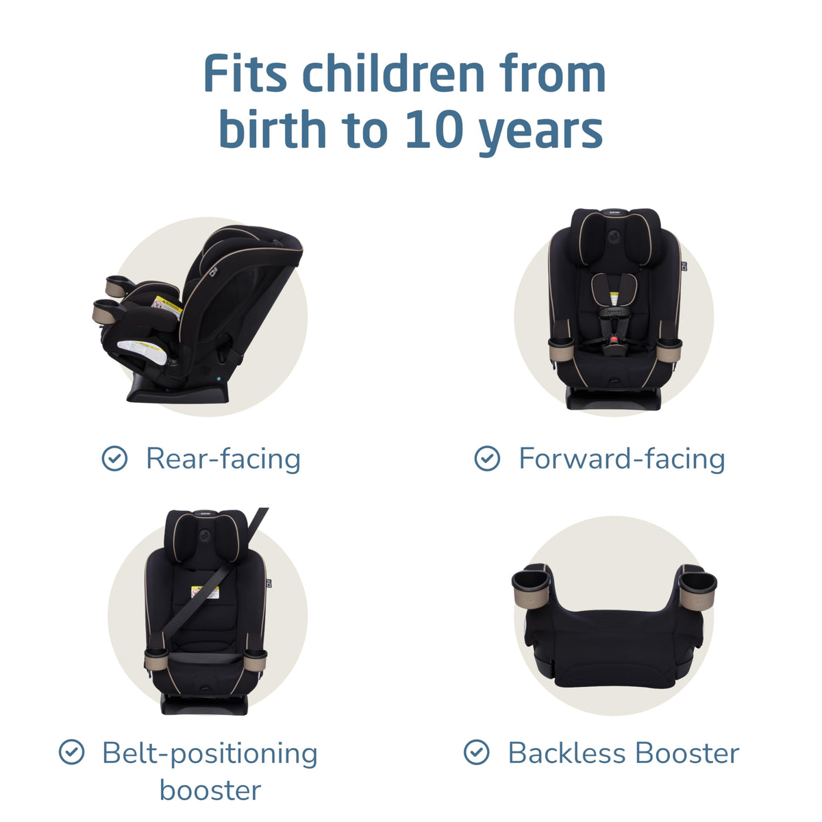 4-in-1 Convertible Car Seat P531