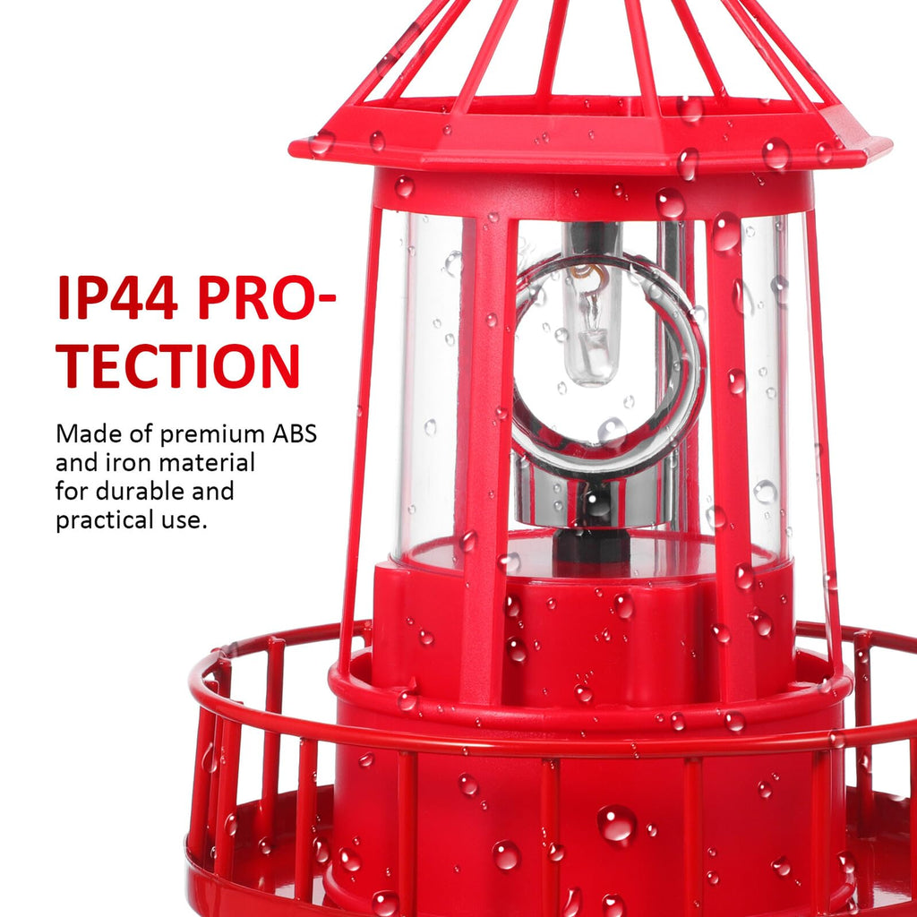 Solar Powered Rotating Lighthouse A29765