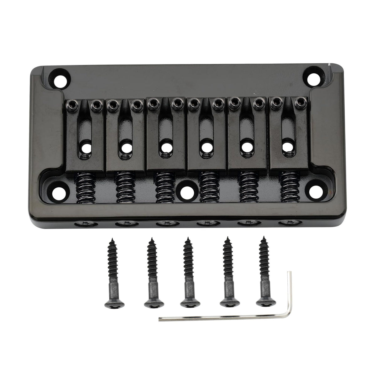 Black Non-tremolo Hardtail Bridge X52691