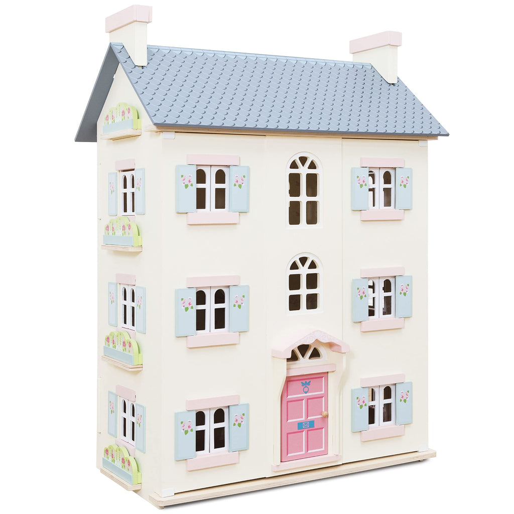 4 Storey Wooden Doll House Play Set X6876