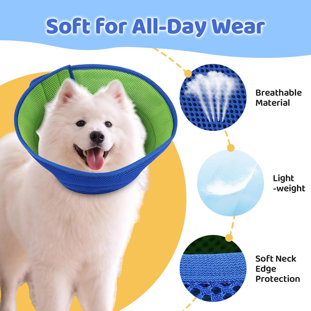 Soft Dog Cone Collar Adjustable Washable A929277