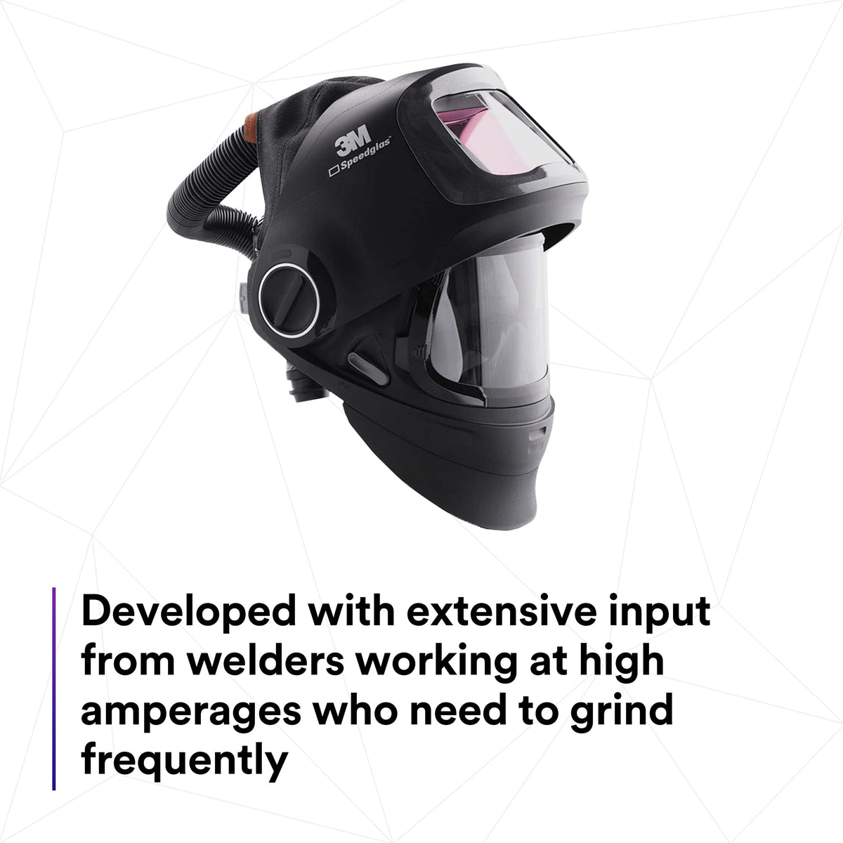 Heavy-Duty Welding Helmet with PAPR Assembly L2937