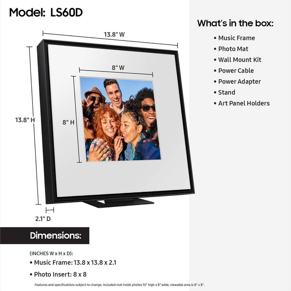 43 Inch QLED 4K Smart TV with 2.0 Channel Photo Frame Speaker B170090