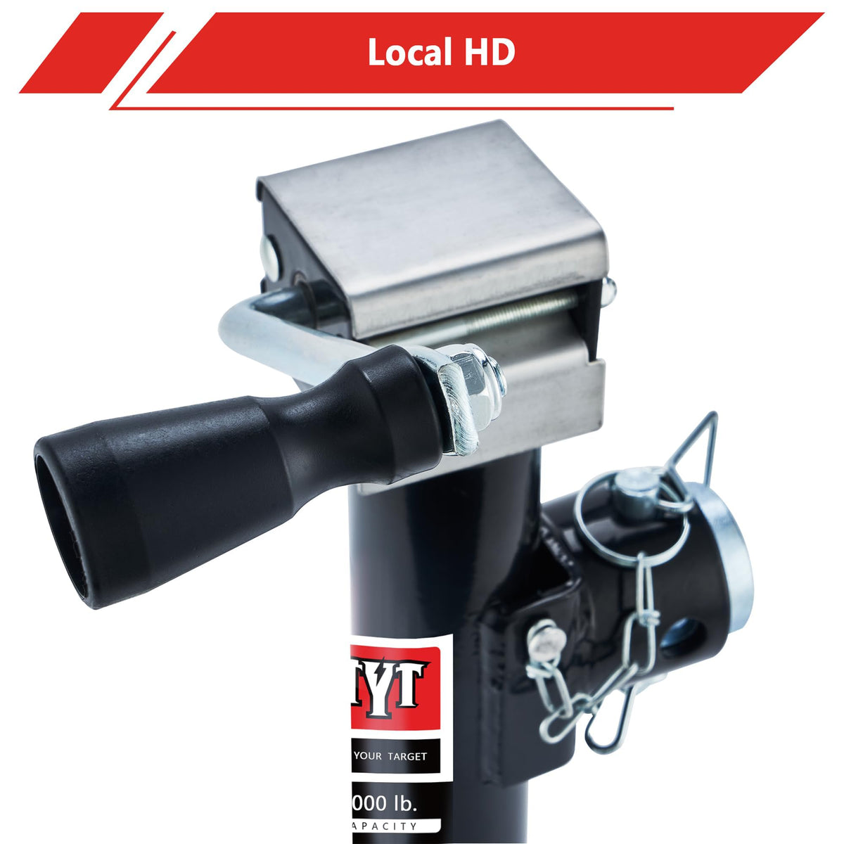 5000lbs Weld On Swivel Trailer Jack, 15" Vertical Travel E762