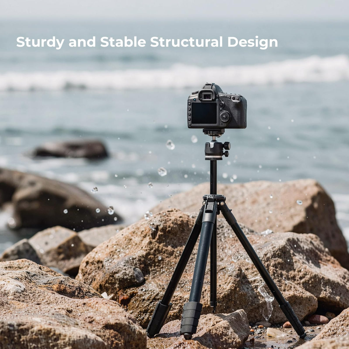 72" Lightweight Aluminum Camera Tripod with Ball Head and Carry Bag S672