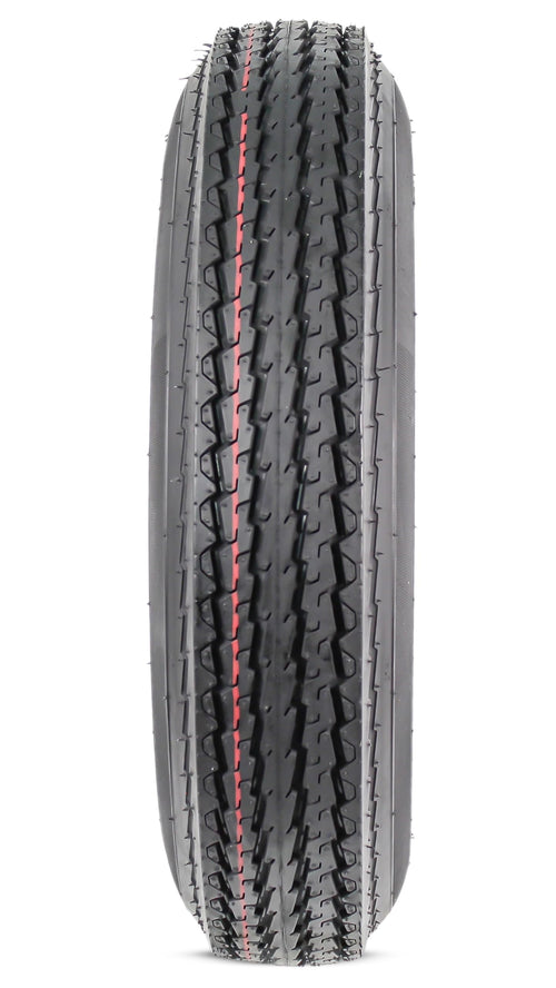 12 Inch 5 Lug Black Trailer Tire Rim Assembly V723