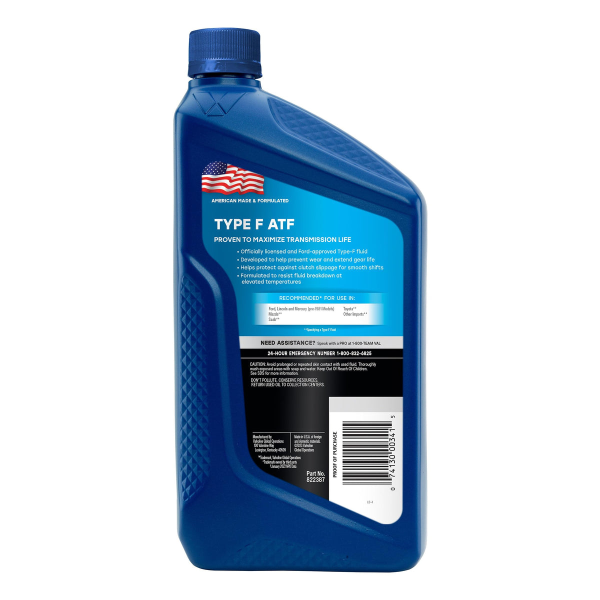 Type F Automatic Transmission Fluid 1 QT Case of 6 G596