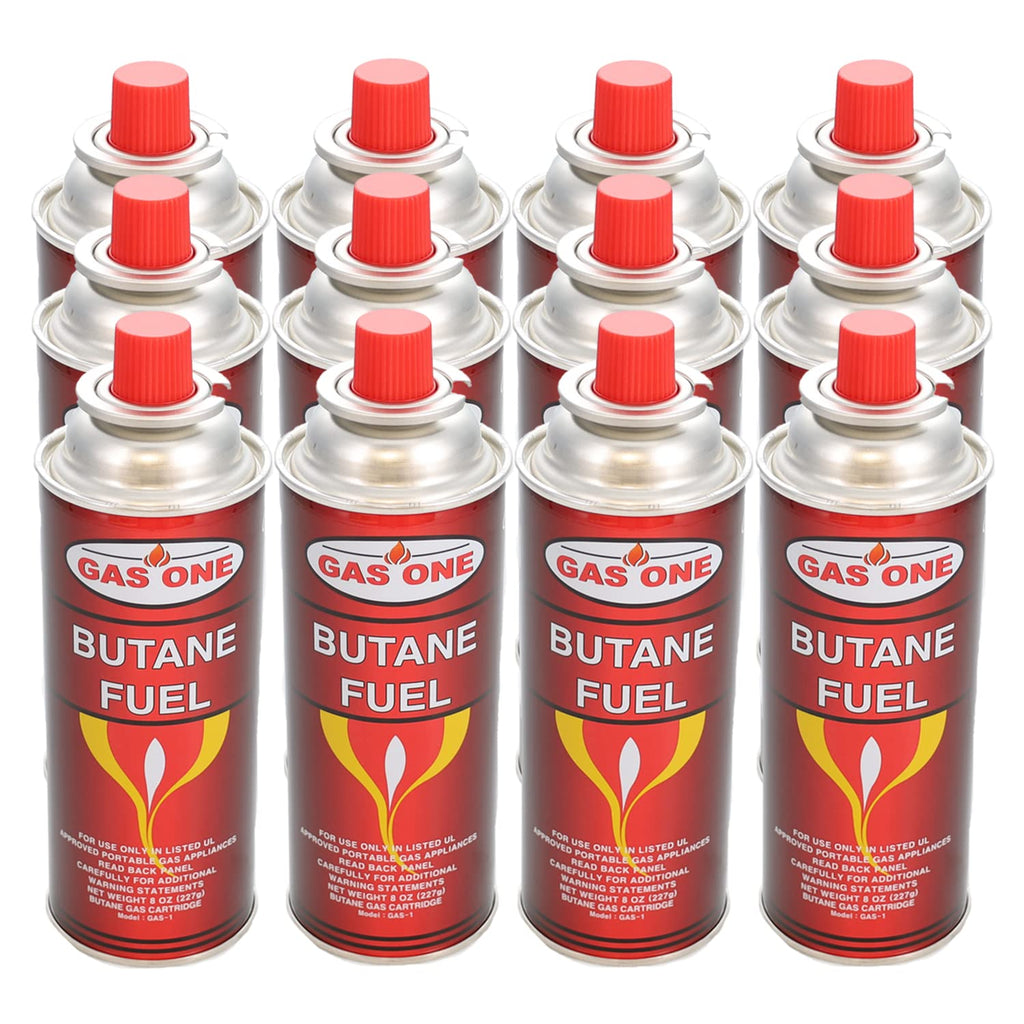 12 Pack 8oz Camping Fuel Canisters Z40550
