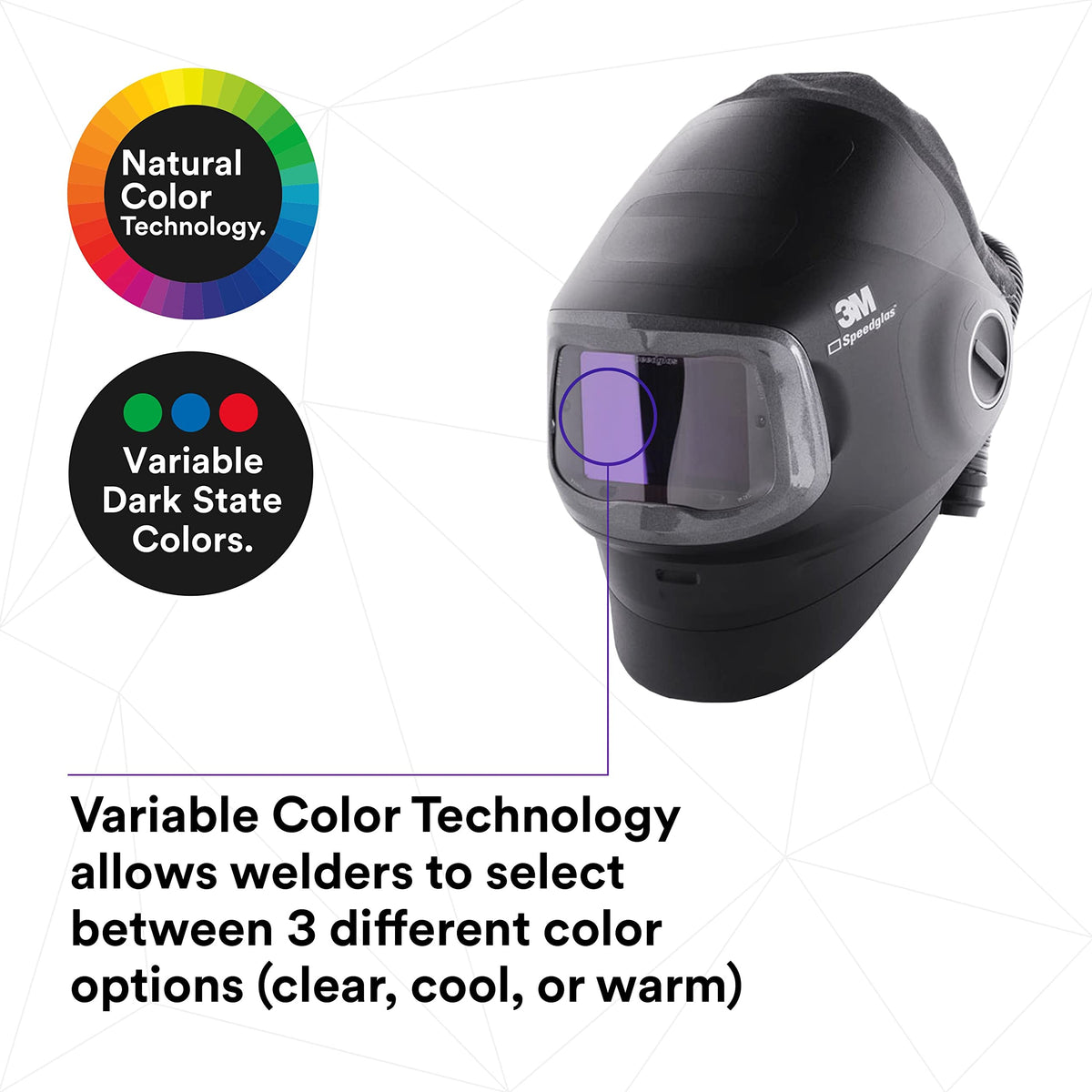 Heavy-Duty Welding Helmet with PAPR Assembly L2937