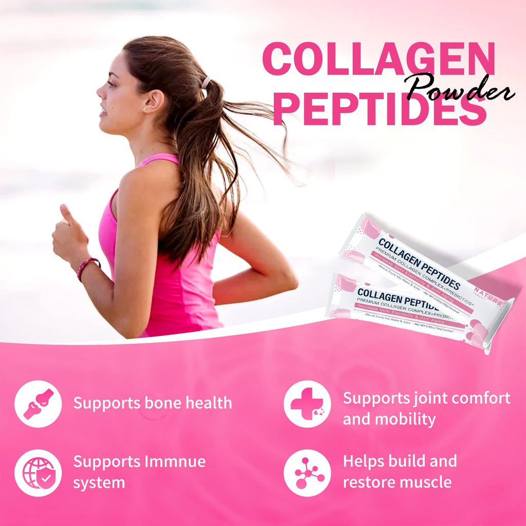 Multi Collagen Peptides Powder, 30 Stick Packs F39728