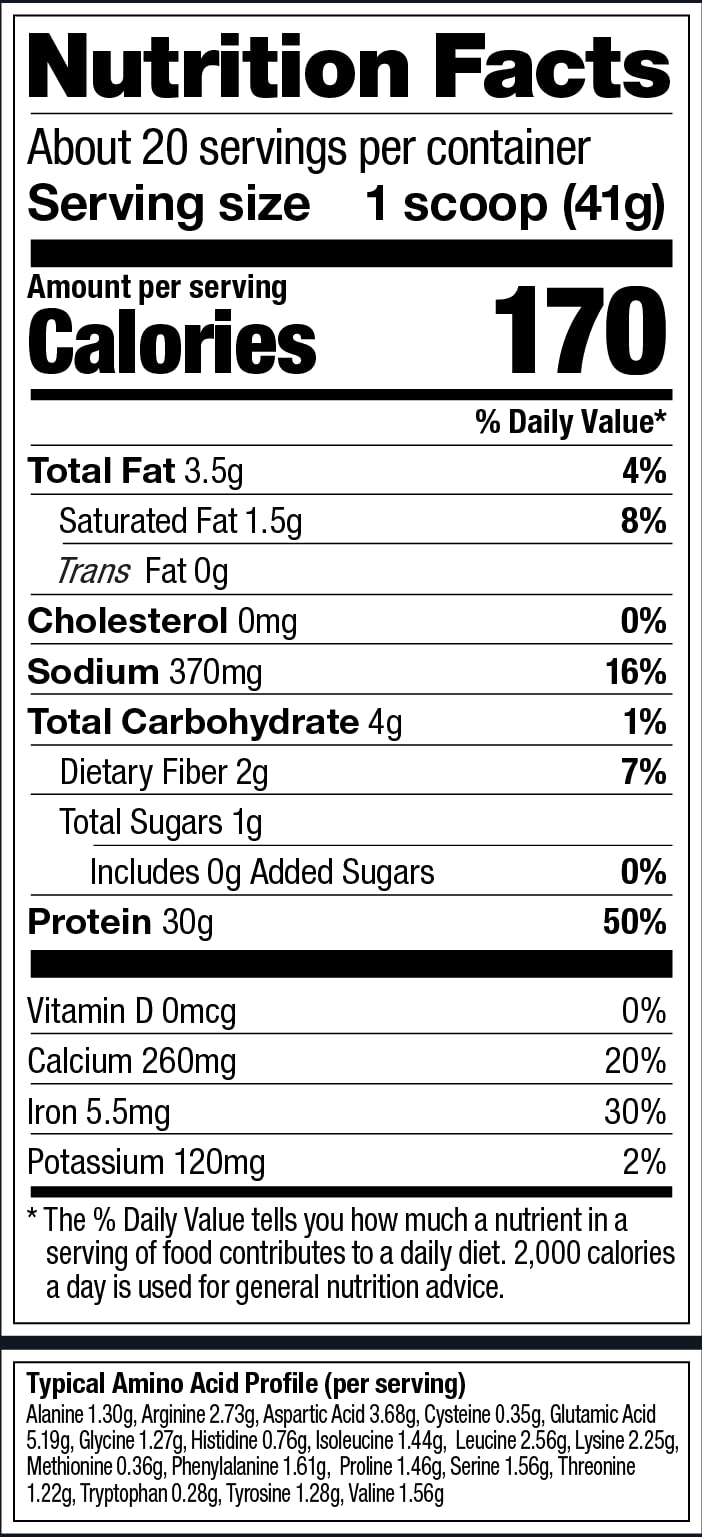 Vegan Vanilla Protein Powder K539