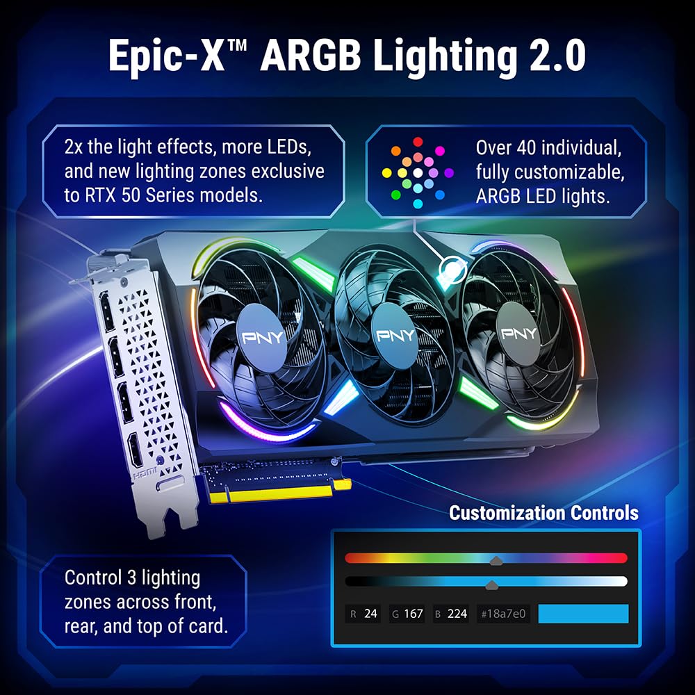 NVIDIA GeForce RTX 5070 Triple-Fan Graphics Card H569