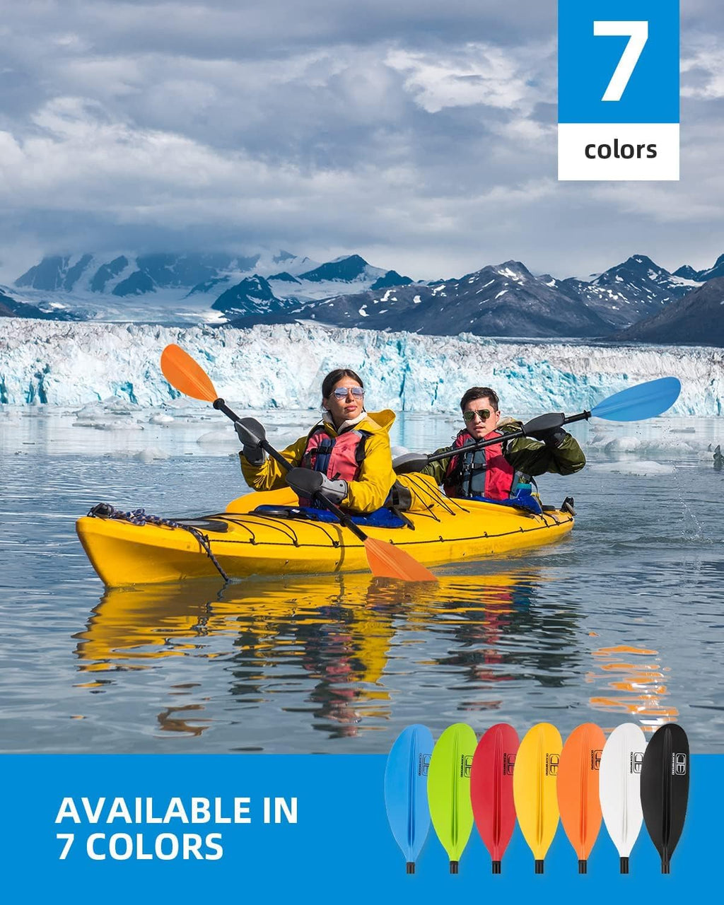Kayak Paddle with Paddle Leash W87749