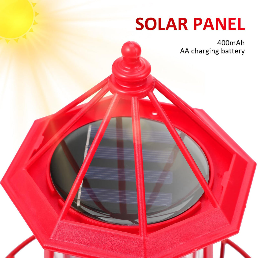 Solar Powered Rotating Lighthouse A29765