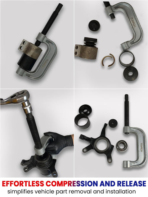 10 pcs Ball Joint Press & U Joint Removal Tool Kit with 4 * 4 Adapters H48957