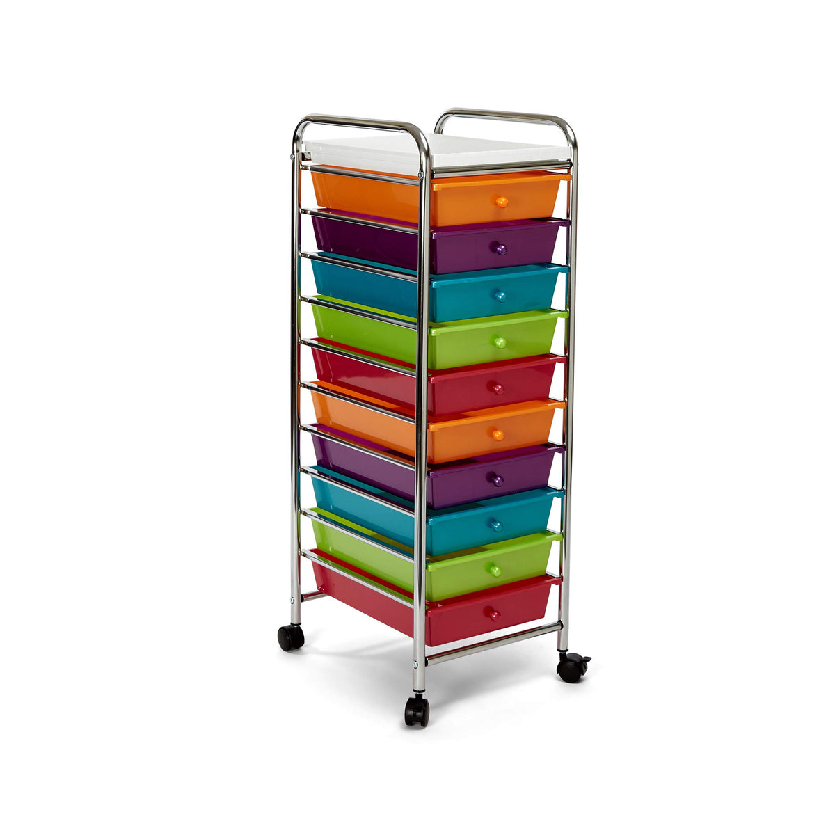 10 Drawer Rolling Storage Cart A942