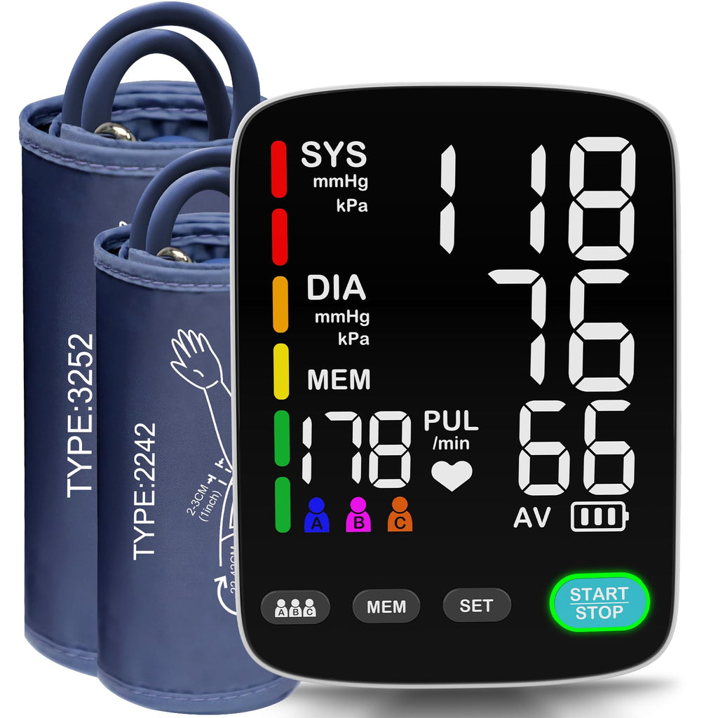 Automatic Upper Arm Blood Pressure Monitor with 5.4 inch LED Screen H413644