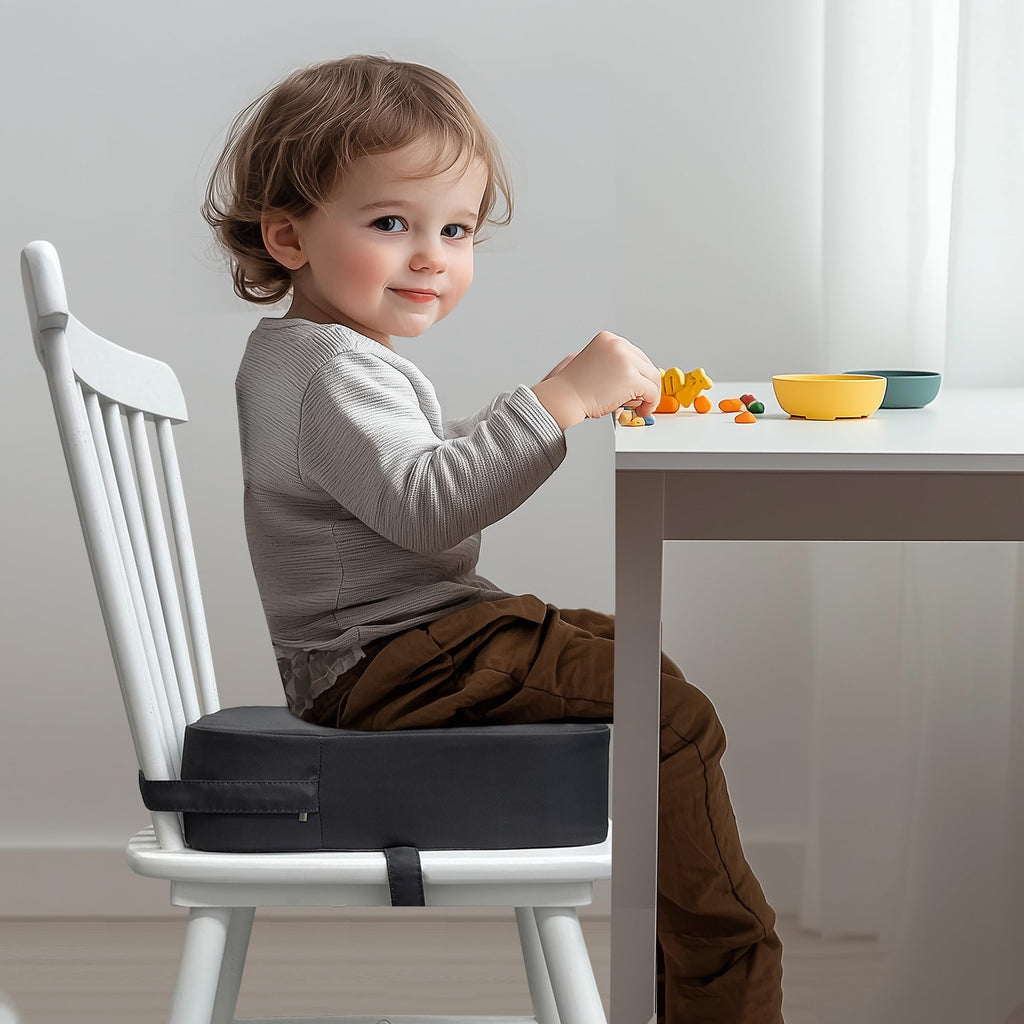 Waterproof High Density Foam Toddler Booster Seat with Non-Slip Bottom T17144