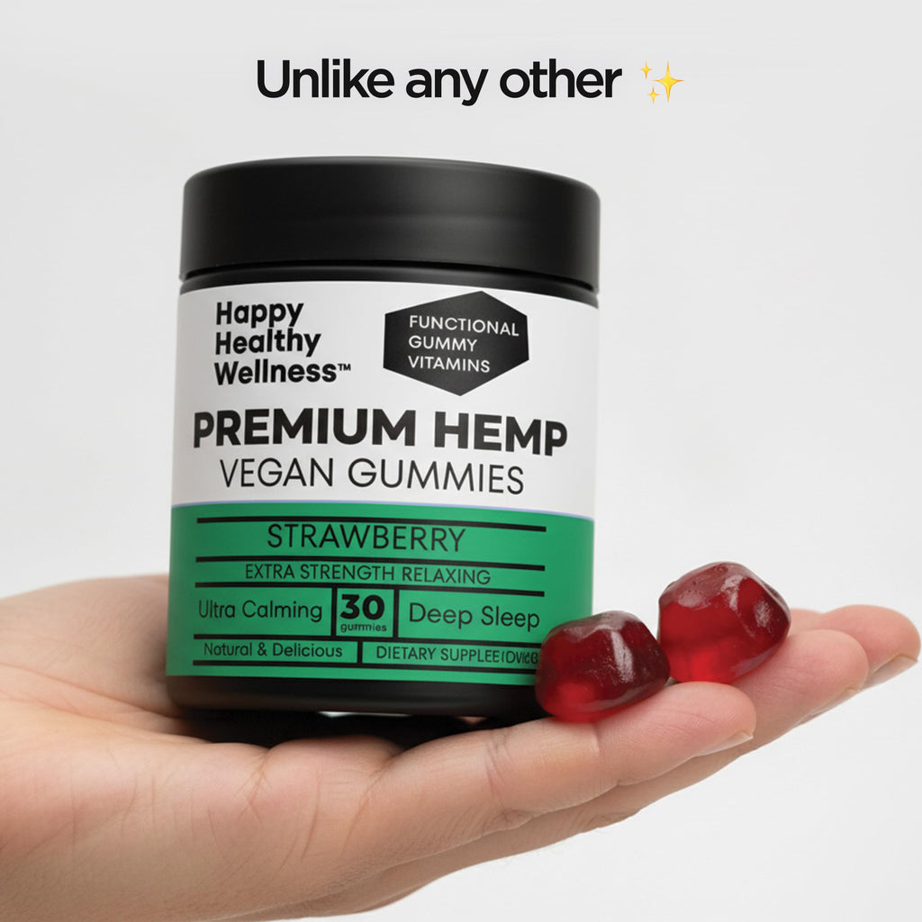 Strawberry Hemp Gummies 60 Count Z372849
