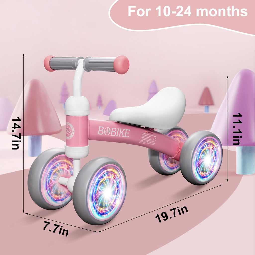 Baby Balance Bike 4 Wheels No Pedal J3742