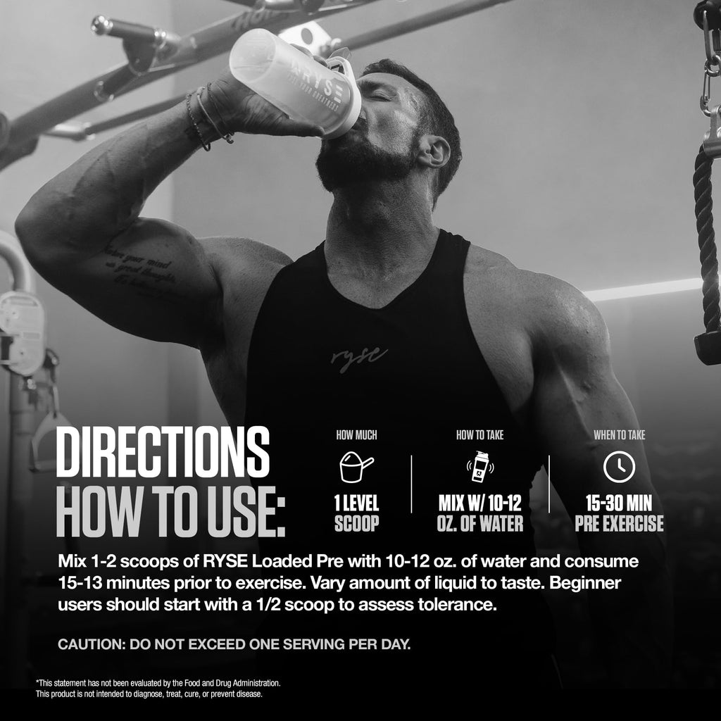 Pre Workout Powder Tropical Punch 300mg Caffeine 30 Servings R882416