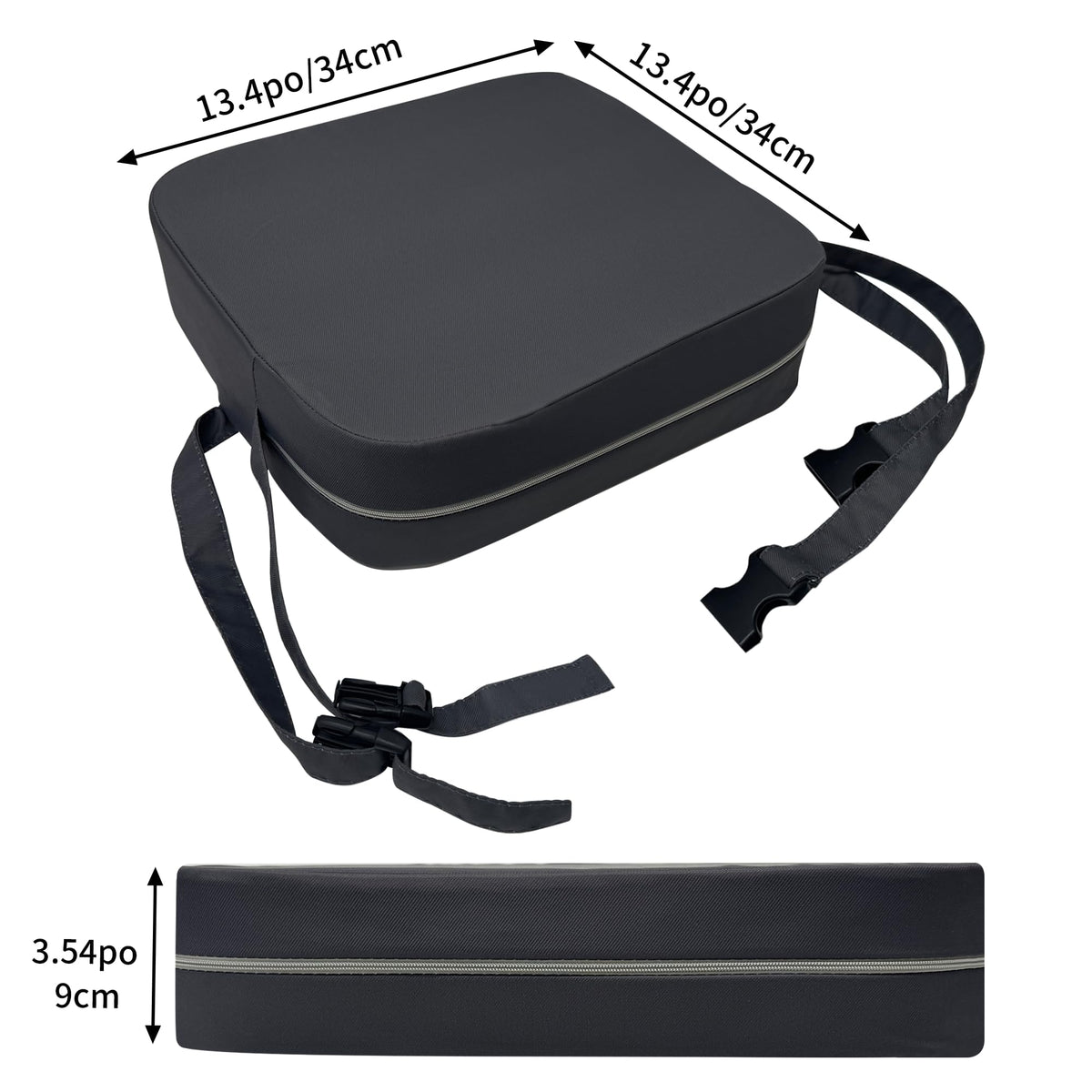 Waterproof High Density Foam Toddler Booster Seat with Non-Slip Bottom T17144