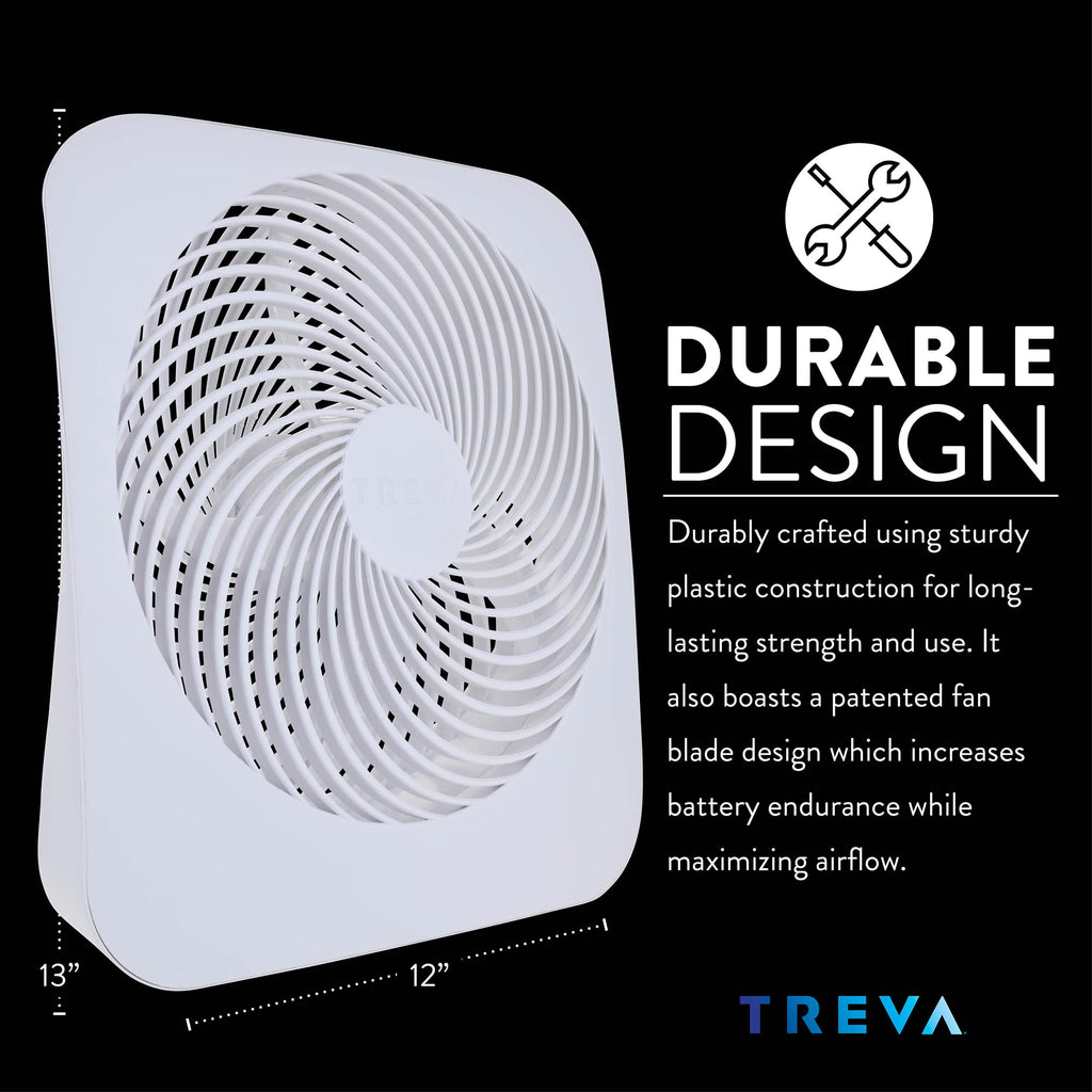10 in Portable 2-Speed Desk Fan White P96299