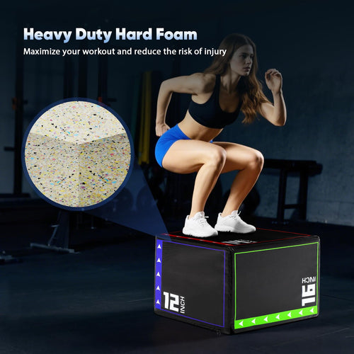 3 in 1 Foam Plyometric Jump Box E89311