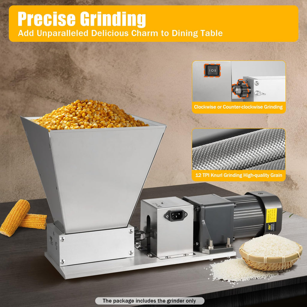 110V 60W Stainless Steel Grain Mill P735620