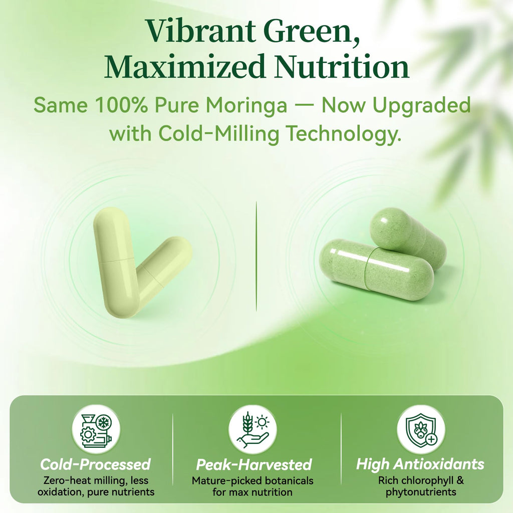 Moringa Capsules 800mg 60 Vegan Capsules I135
