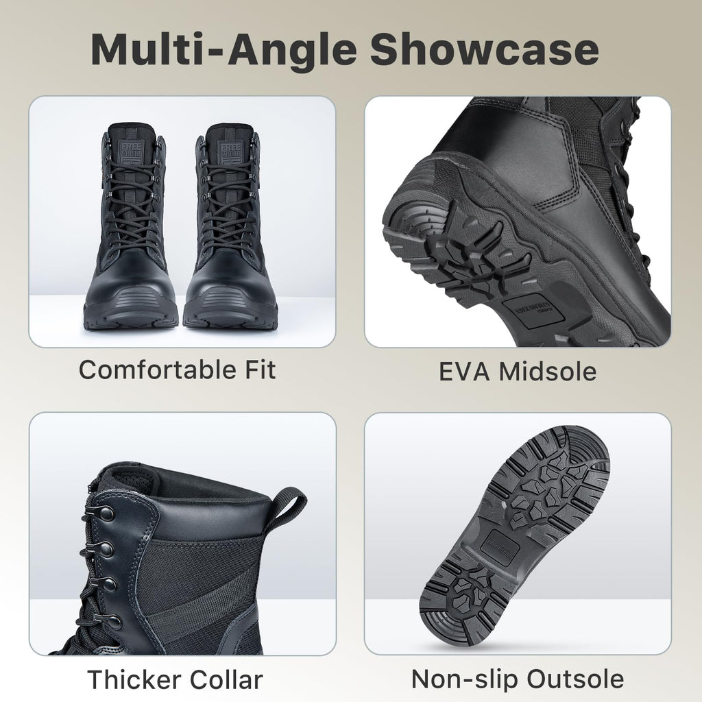 Women's 8 Inches Lightweight Tactical Boots W136