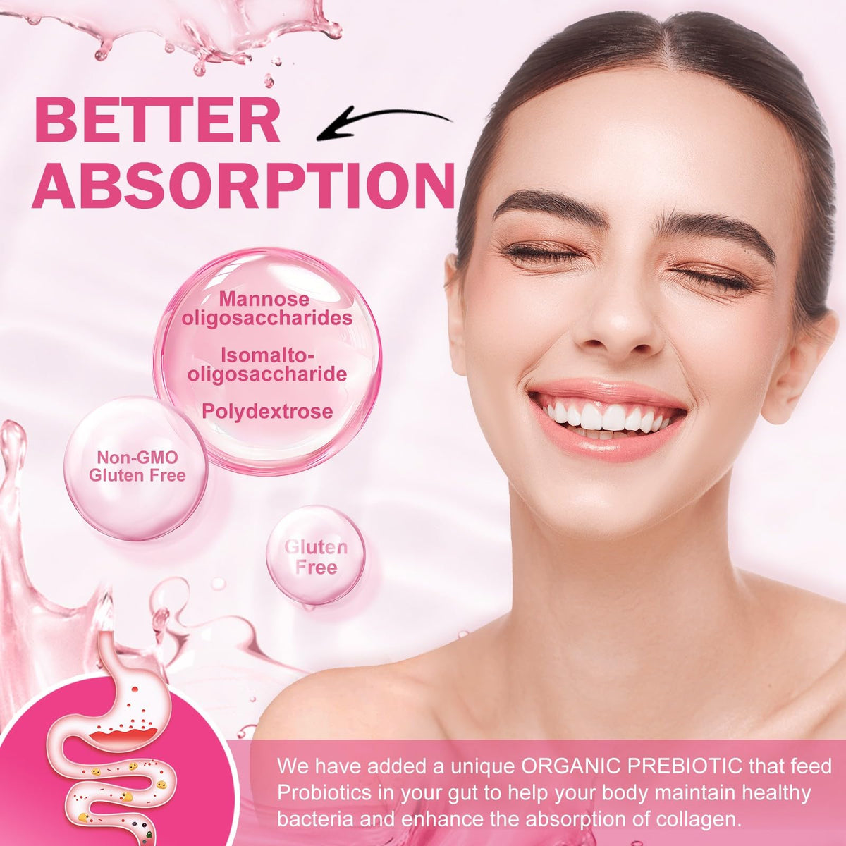 Multi Collagen Peptides Powder, 30 Stick Packs F39728