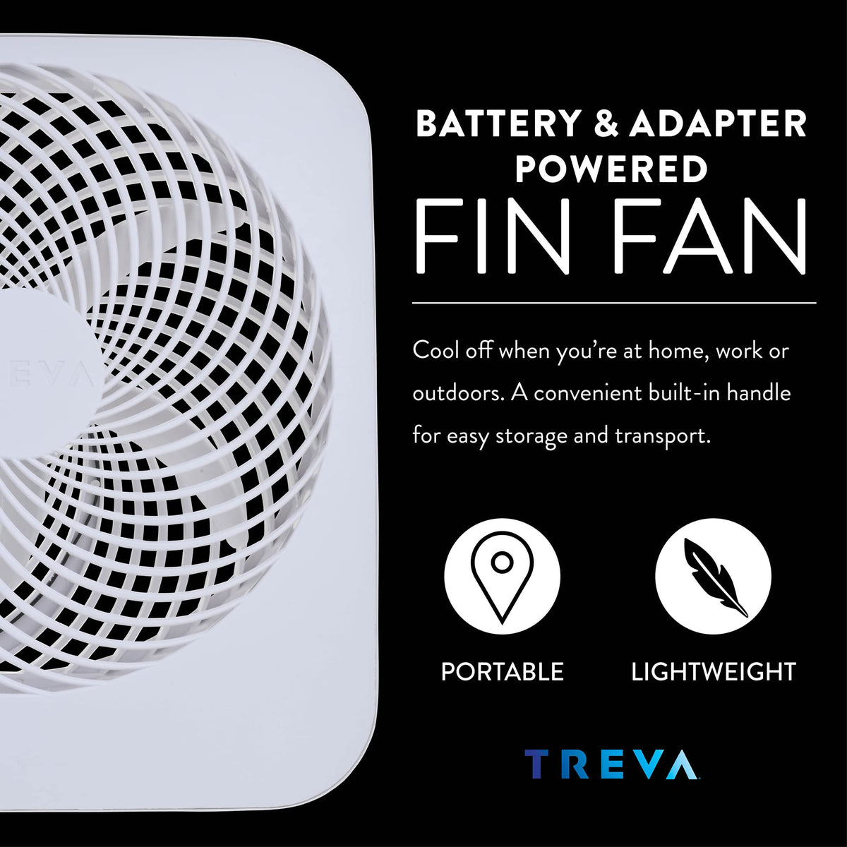 10 in Portable 2-Speed Desk Fan White P96299