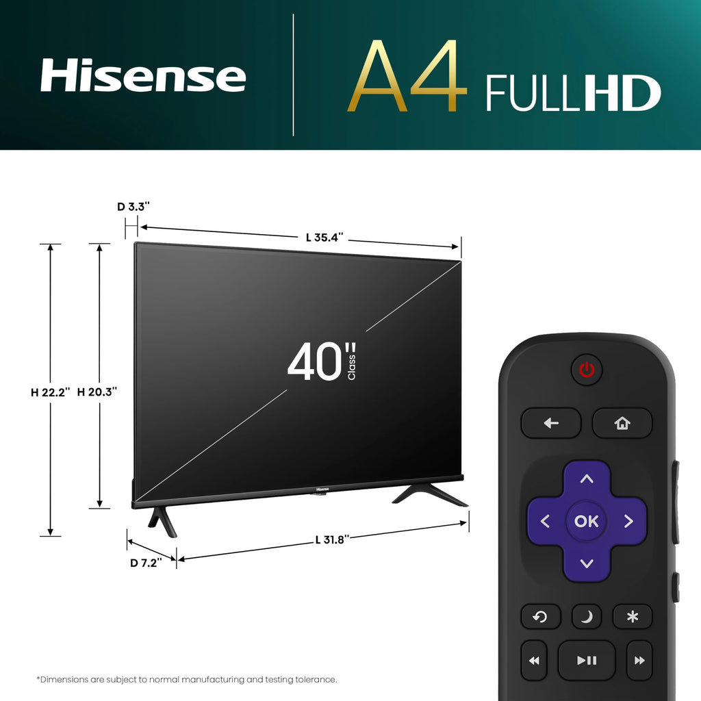 40-Inch FHD 1080p Smart Roku TV V64031