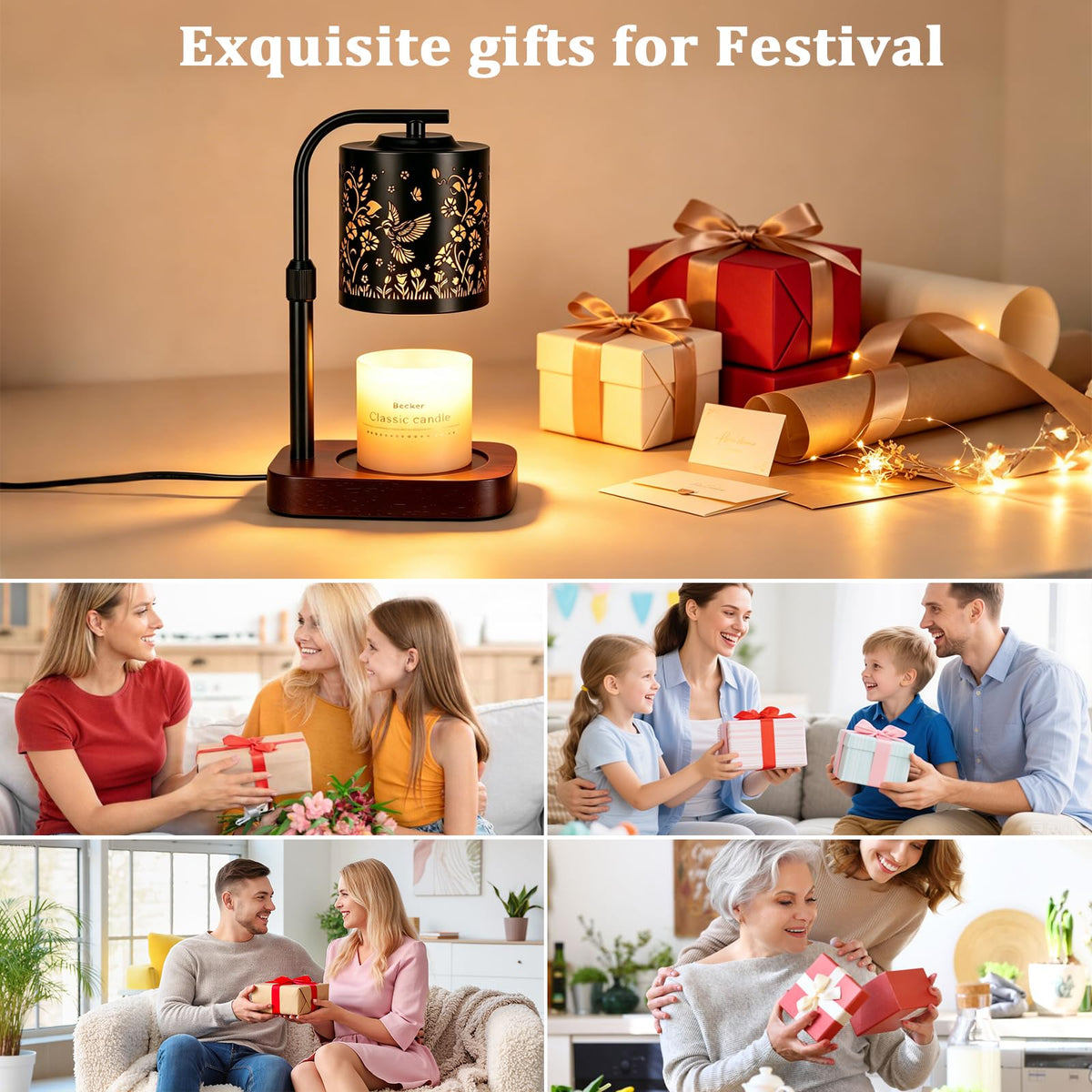 Candle Warmer Lamp with Timer & Dimmer P5057