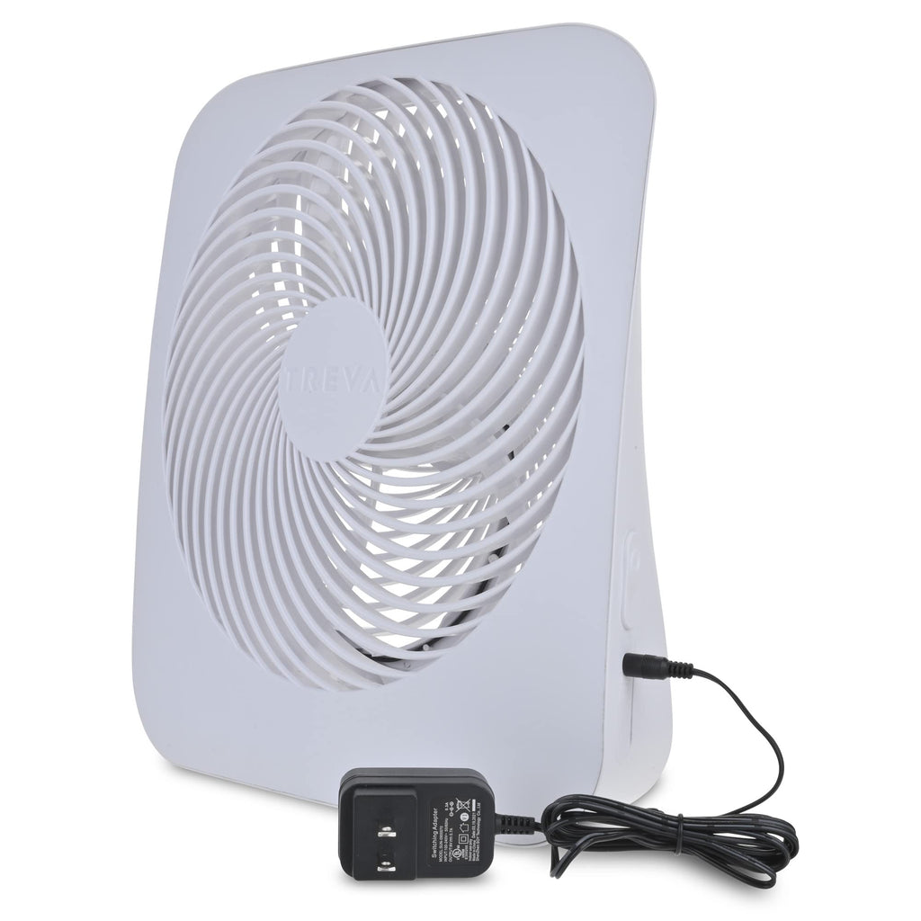 10 in Portable 2-Speed Desk Fan White P96299