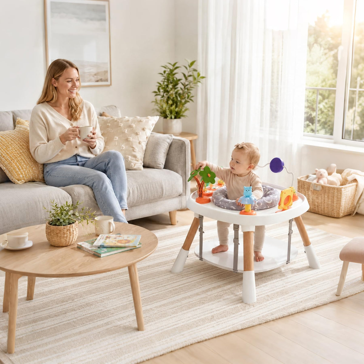 Baby Activity Center, 6-in-1 Stationary Jumper R369465