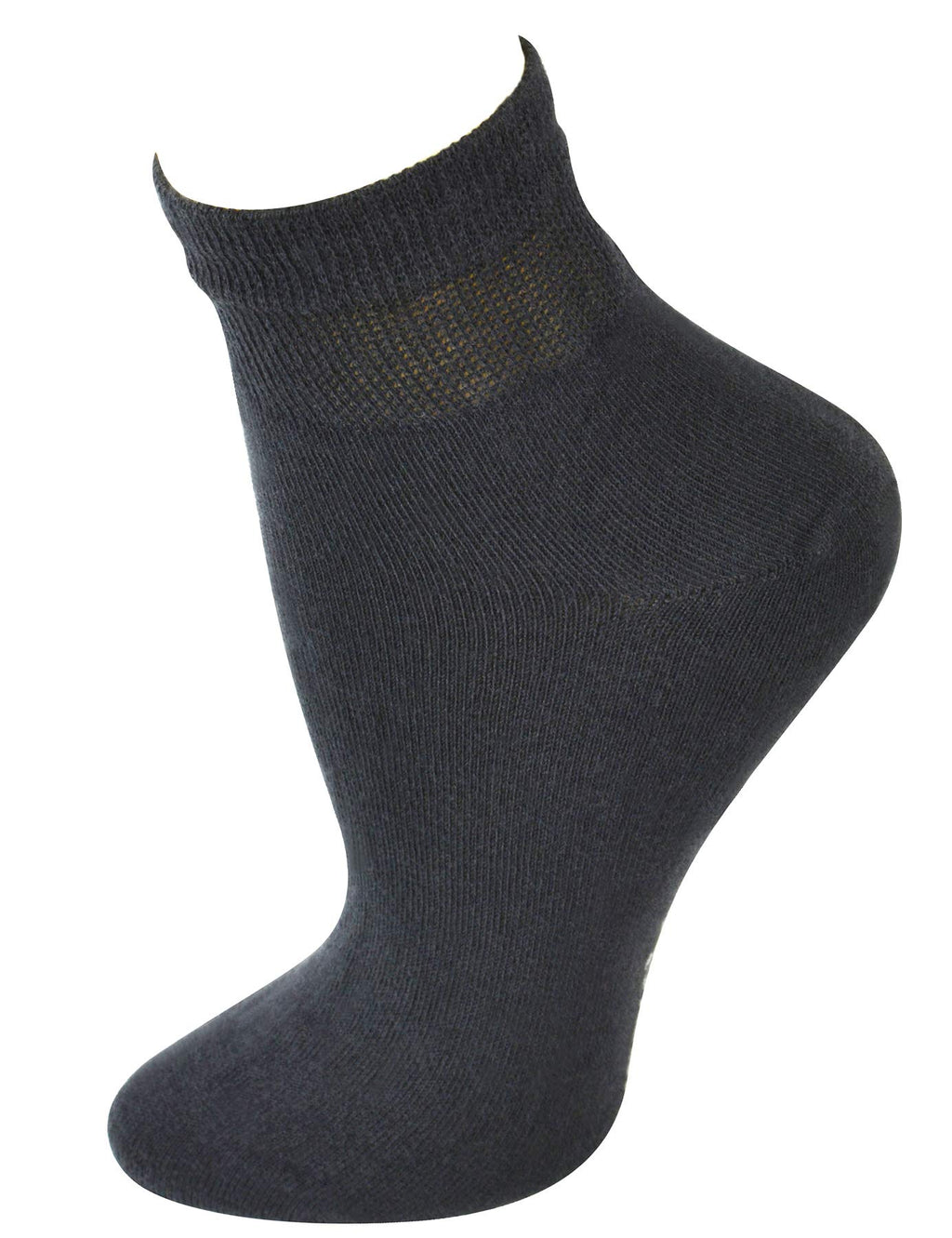 Cotton Ankle Dress Socks with Seamless Toe L3939